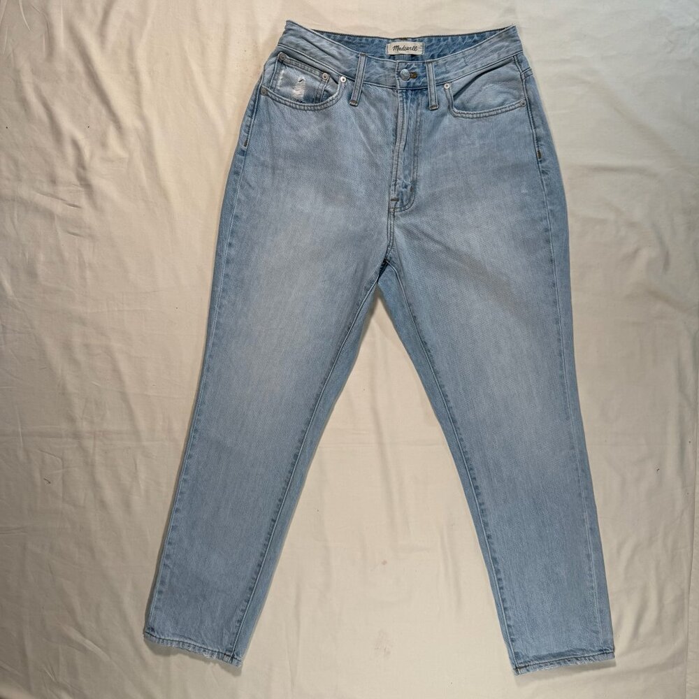 Madewell 5 Pocket The Curvy Perfect Vintage Light Wash High Rise Jeans Size 28
